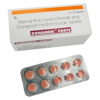 Фото Миореол 10мг / 10мг аналог Донепезил/мемантин :: Donamem Forte таблетки блистер №10