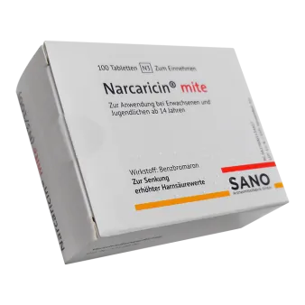 Бензбромарон таблетки Narcaricin Mite 50мг №100