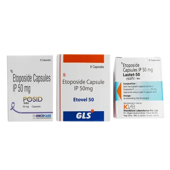 Этопозид (генерик Ластет) (Posid, Lastet, Etovel) капс. 50мг №8