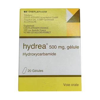 Гидреа Гидроксикарбамид 500мг Франция капс. №20 (20 шт.)