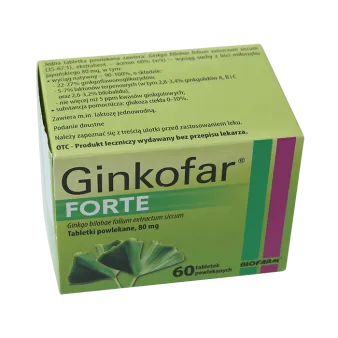 Гинкофар форте табл. п/о 80мг N60